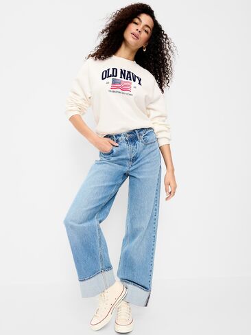 Old Navy Old Navy Graphic Sweatshirt - Bright White in Saudi Arabia