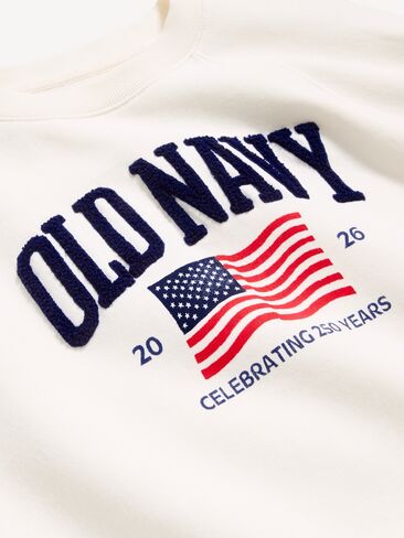Old Navy Old Navy Graphic Sweatshirt - Bright White in Saudi Arabia