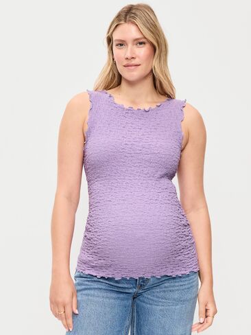 بلوزة بدون أكمام للحوامل ذات رقبة عالية من Old Navy - LILAC SHADOW in Saudi Arabia