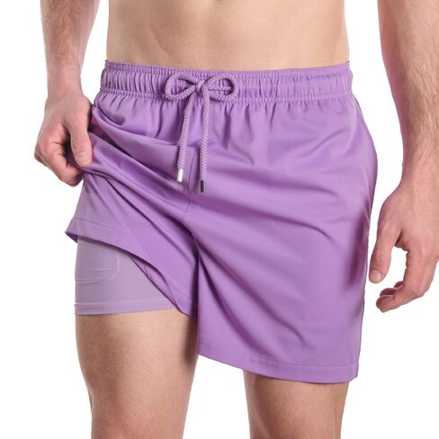 Capelle Miami Men's Premium Compression-Lined Hybrid Shorts - Orchid Bay in Saudi Arabia
