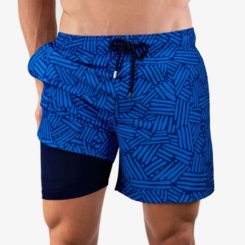 شورت Capelle Miami Closeout بطبعة هجينة in Kuwait