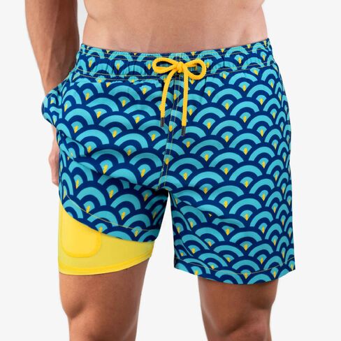 شورت Capelle Miami Closeout بطبعة هجينة in Kuwait