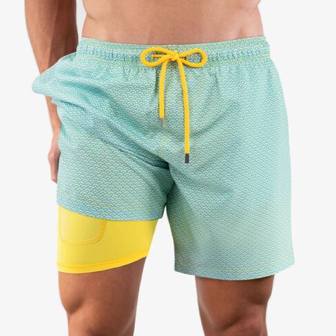 شورت Capelle Miami Closeout بطبعة هجينة in Kuwait