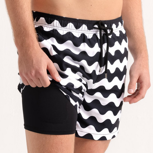 شورت Capelle Miami Closeout بطبعة هجينة in Kuwait