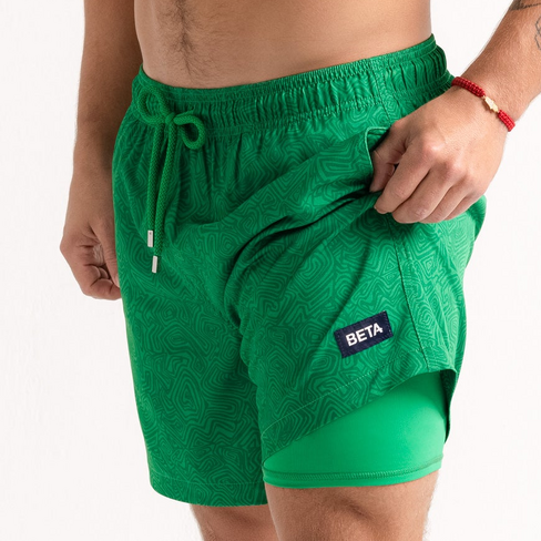 شورت Capelle Miami Closeout بطبعة هجينة in Kuwait