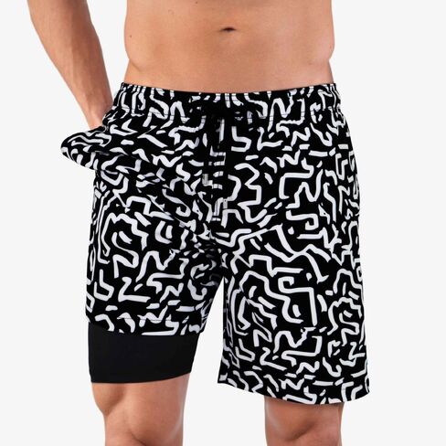 شورت Capelle Miami Closeout بطبعة هجينة in Kuwait