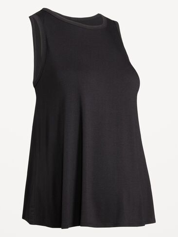 Old Navy Maternity High-Neck Relaxed Tank Top - Black Jack in Saudi Arabia