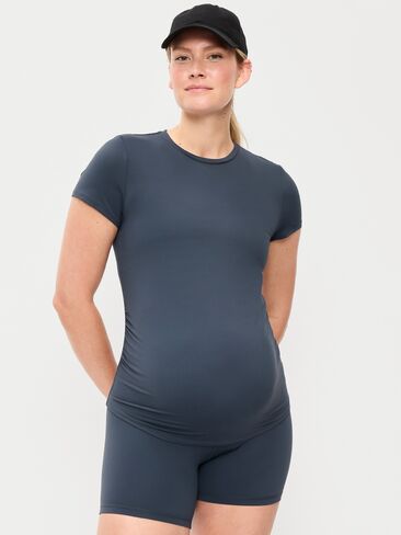 Old Navy Maternity StudioSmooth Short-Sleeve Jersey Top - DUSK NAVY in Saudi Arabia