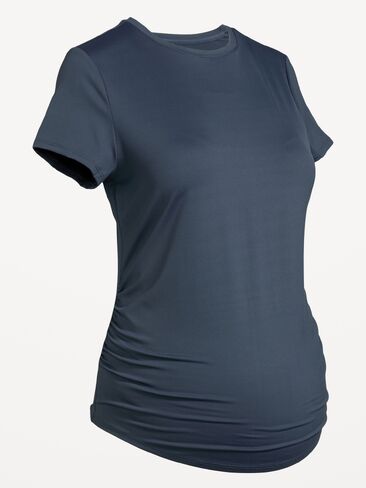 Old Navy Maternity StudioSmooth Short-Sleeve Jersey Top - DUSK NAVY in Saudi Arabia