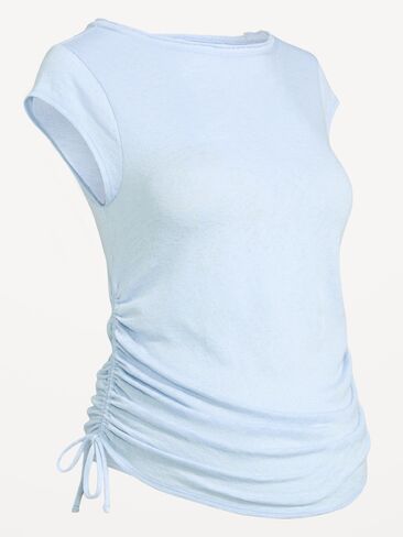 Old Navy Maternity Side-Cinch Jersey Top - Sky Maintenance in Saudi Arabia