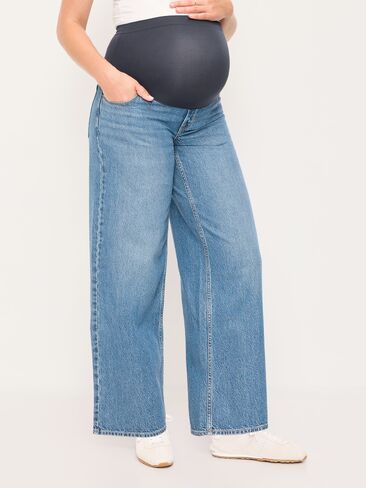 Old Navy Maternity Full-Panel Wow Baggy Jeans - Kiora in Saudi Arabia