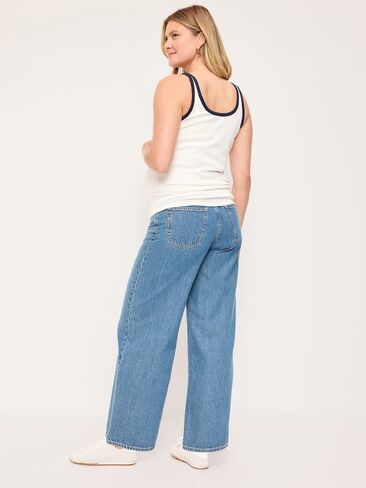 Old Navy Maternity Full-Panel Wow Baggy Jeans - Kiora in Saudi Arabia