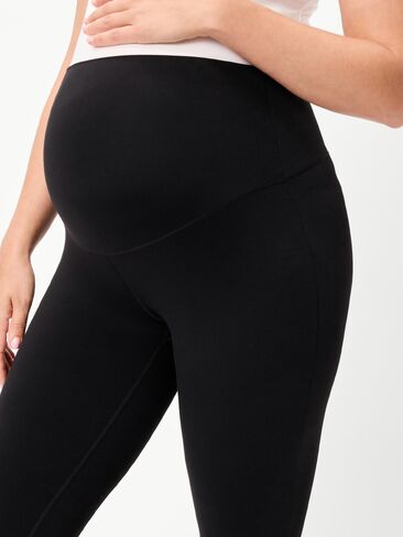 Old Navy Maternity Full-Panel StudioSmooth Flare Leggings - Black Jack in Saudi Arabia