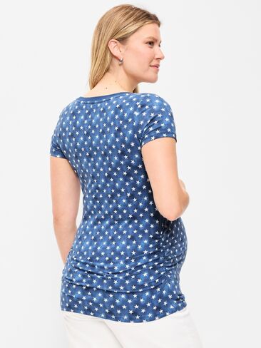 Old Navy Maternity Scoop-Neck T-Shirt - Stars in Saudi Arabia