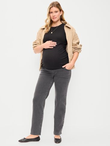 Old Navy Maternity Full Panel OG Loose Jeans - Orion in Saudi Arabia