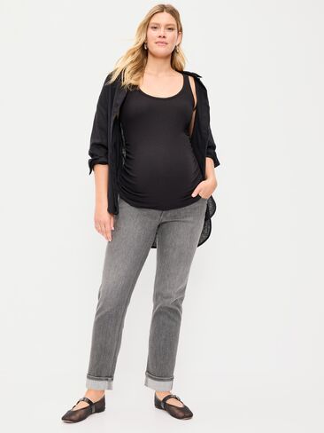 Old Navy Maternity Full-Panel Wow Boyfriend Jeans - Soho in Saudi Arabia