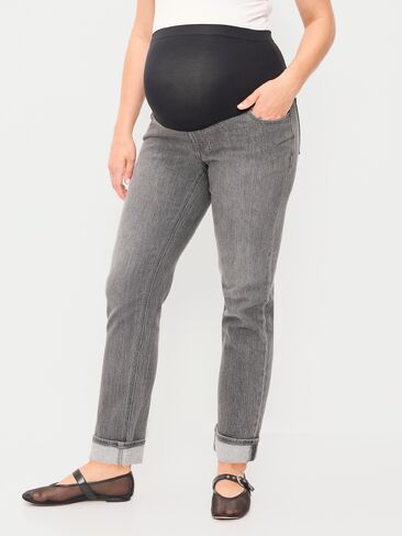 Old Navy Maternity Full-Panel Wow Boyfriend Jeans - Soho in Saudi Arabia