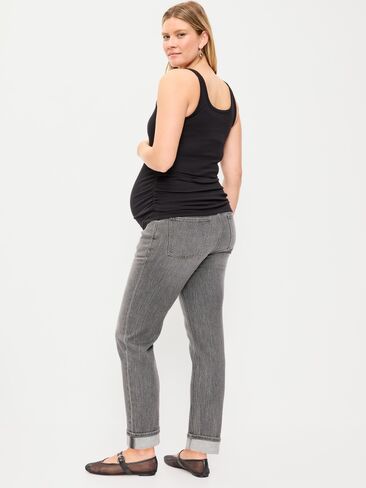 Old Navy Maternity Full-Panel Wow Boyfriend Jeans - Soho in Saudi Arabia