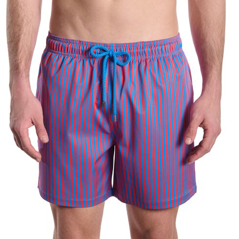 Capelle Miami Marina Pinstripe, Blaze and Tide Hybrid Short, Compression Lined Swim and Resort Trunk in Kuwait