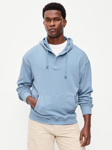 Old Navy French Terry Pullover Hoodie - Abyss Blue in Saudi Arabia