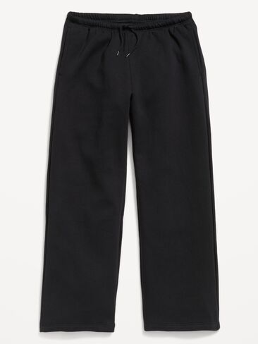 Old Navy High-Waisted Graphic Wide-Leg Sweatpants for Girls - Black Jack in Saudi Arabia