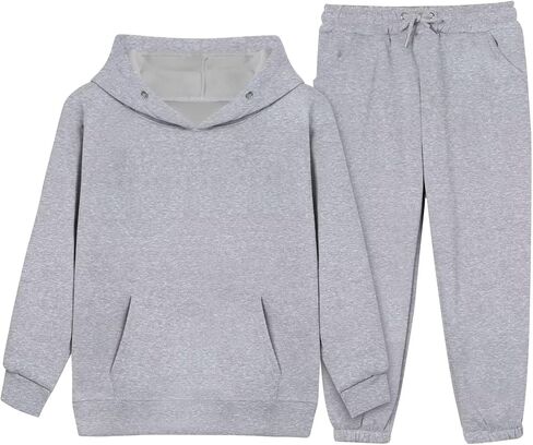 Dolpind الفتيات الفتيان رياضية مجموعات رياضية Sweatsuits مقنعين البلوز و Jogger Sweatpants وتتسابق 2 قطعة مجموعات للطفل in Kuwait