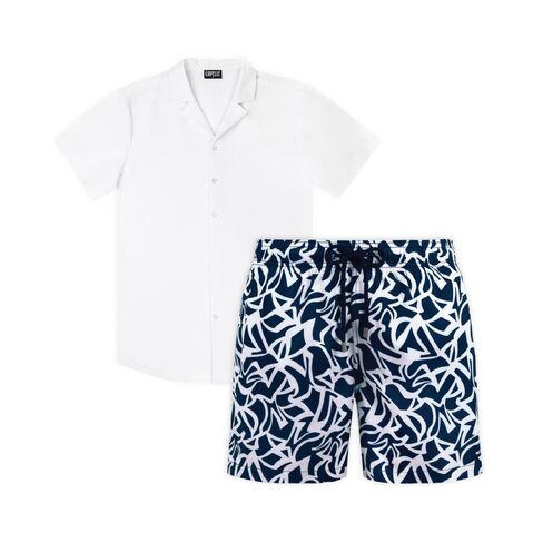 Capelle Miami Arctic Freedom - Men's Matching Resort Set in Kuwait