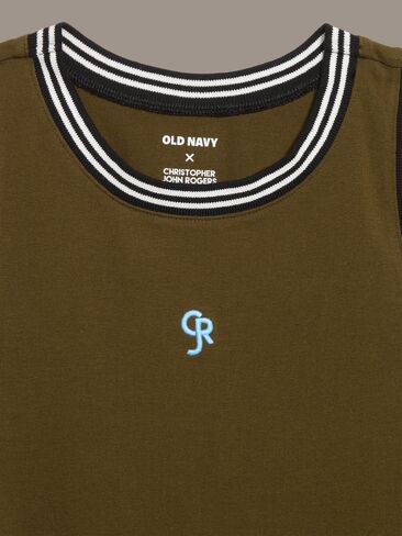 Old Navy Old Navy x Christopher John Rogers Tank Top - Dark Lichen in Saudi Arabia