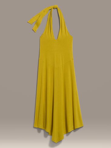 Old Navy Old Navy x Christopher John Rogers Halter Maxi Dress - Golden Olive in Saudi Arabia