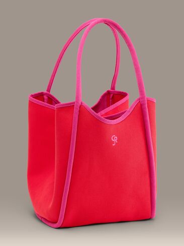 Old Navy Old Navy x Christopher John Rogers Large Canvas Tote Bag - Red Aloud in Saudi Arabia