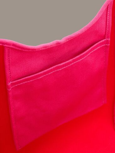 Old Navy Old Navy x Christopher John Rogers Large Canvas Tote Bag - Red Aloud in Saudi Arabia