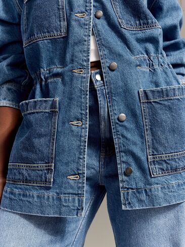 سترة Old Navy Old Navy x كريستوفر جون روجرز Chore Utility Jean - غسيل متوسط in Saudi Arabia