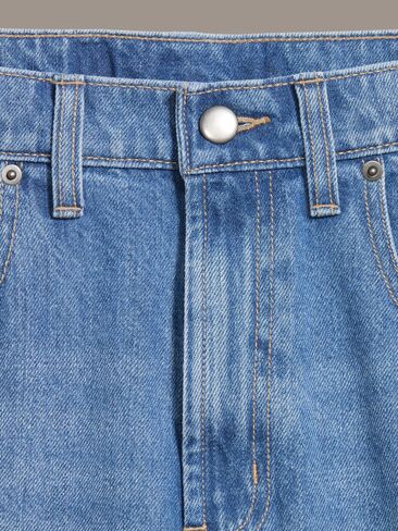 Old Navy Old Navy x Christopher John Rogers Mid-Rise Side Stripe Baggy Wide-Leg Jeans - Medium Wash in Saudi Arabia