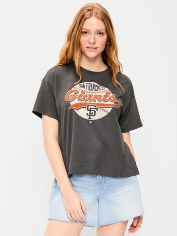 تي شيرت Old Navy San Francisco Giants برقبة دائرية للنساء - San Francisco Giants in Saudi Arabia