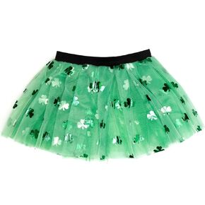 Gone For a Run Runners Premium Tutu Lightweight | One Size Fits Most | Colorful Running Skirts | Shamrock