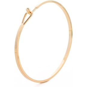 Dainty Gold Bar Bracelets for Women Girls 18K Gold Plated Handmade Minimalist Bangle Adjustable Simple Delicate Cuff Bangle Hook Bracelets Elegant Jewelry Gifts