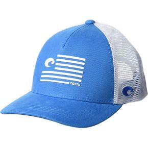 Costa Del Mar womens Pride Trucker Snapback Cap, Costa Blue, One Size US