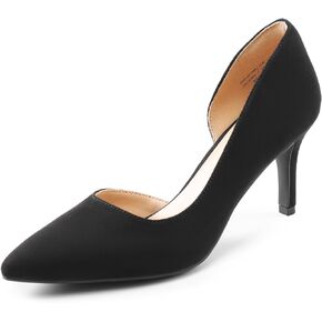 DREAM PAIRS Women's Dress High Heels Pumps Closed Pointed Toe Stiletto D'Orsay Shoes for Wedding Party in Kuwait