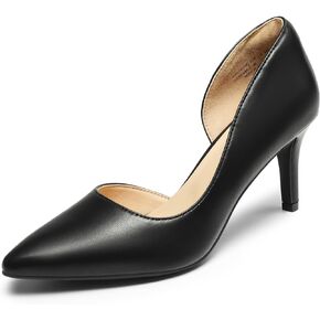 DREAM PAIRS Women's Dress High Heels Pumps Closed Pointed Toe Stiletto D'Orsay Shoes for Wedding Party