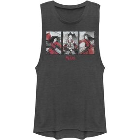 Disney Mulan Floral Boxed Women's Muscle Tank