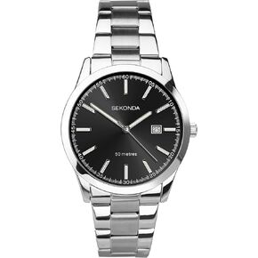 Sekonda Taylor Men’s 41mm Quartz Watch with Analogue Display, and Stainless Steel Bracelet in Saudi Arabia