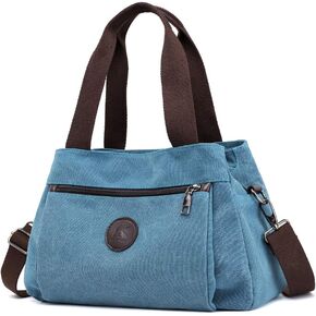 Hobo Handbags Canvas Crossbody Bag for Women Multi Compartment Tote Purse Bags in Kuwait