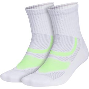 adidas Superlite Performance High Quarter Socks (2-Pair) Above The Ankle Fit for Running, Cycling and Cardio Workouts
