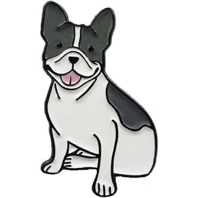 French Bulldog, Frenchie Love 1" Enamel Pin for Dog Lovers