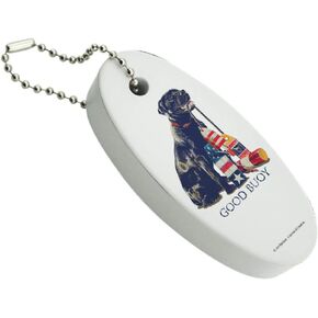 GRAPHICS & MORE Good Buoy Boy Dog Fishing Fish Floating Keychain Oval Foam Fishing Boat Buoy Key Float