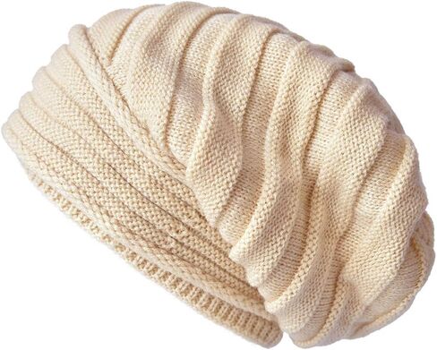 قبعات سوملر المتماسكة المترهلة للنساء قبعات شتوية دافئة كبيرة الحجم قبعة تزلج فضفاضة in Kuwait