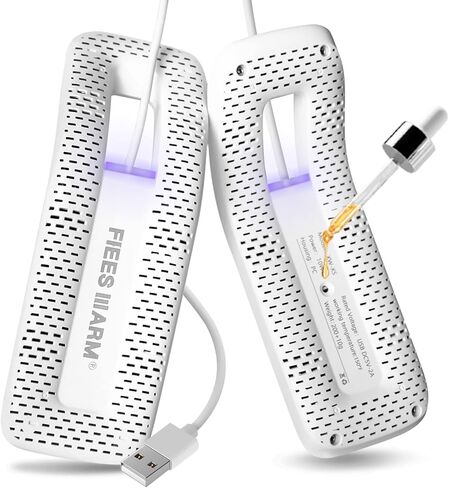 FIEESWARM Shoe Dryer and Deodorizer Portable Boot Dryer using USB Technology can Dry and Deodorize Cleats, Shoes, Work Boots, Ski Boots, Socks, Gloves and More, No Plugs Needed Great for Travel, in Kuwait