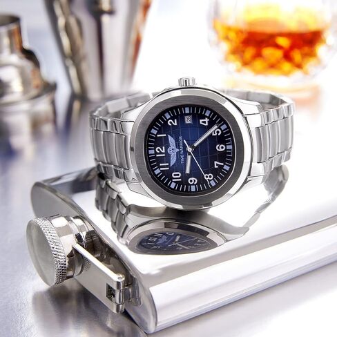 TIME WARRIOR Men's Watches LGXIGE Brand Luxury Fashion Casual Watch AAA Men's Wrist Sport Watch Patek Style Watch for Men in Saudi Arabia