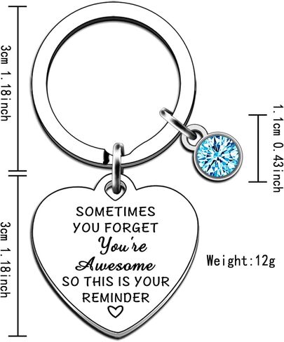 AMZQ Inspirational Birthday Gifts for Women Encouragement Gifts Keyring for Friend Her BFF Thank You Appreciation Gifts for Colleague Coworker Boss Teacher in Saudi Arabia