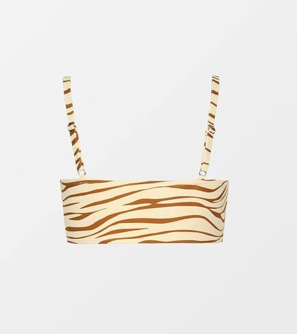 CUPSHE Women Plus Size Bikini Top Scoop Neck Bathing Suit Adjustable Straps Swimsuit Top Zebra Print No Bottom in Saudi Arabia